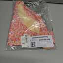 Amazon Essentials Women's Side Tab Bikini Swimsuit Bottom (X-Large, Pale Peach Micro Floral)