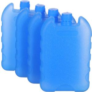 Homoyoyo 4PCS Cooler Ice Packs Reusable Space Saving Ice Blocks for Cooler Beach Camping Fishing Picnic Beach Work School