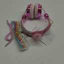 TCJJ Kids Unicorn Headphones for Girls - Wireless Bluetooth Headset with Mic, Adjustable Headband, Over Ear for Smartphones/School/Kindle/Tablet/PC (Pink)
