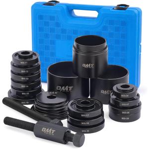 Orion Motor Tech Wheel Bearing Press Kit for Front Wheel Drive Bearing Removal & Installation, 24pc Wheel Bearing Puller Tool Set with Sliding Screws Universal Bushings Sleeves (blue)
