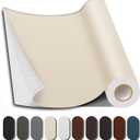 Shagoom Leather Repair Patch, 17X79 Inch Repair Patch Self Adhesive Waterproof, DIY Large Vinyl Patches for Couches, Furniture, Kitchen Cabinets, Wall Beige, 17X79 Inch