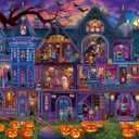 Ravensburger Monster House Party 100 Piece XXL Jigsaw Puzzle for Kids - Every Piece is Unique, Pieces Fit Together Perfectly