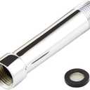 Purelux Shower Arm Extension, Shower Head Extender 4 Inches, Chrome Finish Made of Stainless Steel