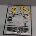 DOK TigerToes Premium NonSlip Dog Socks for Hardwood Floors ExtraThick Grip That Works Even When Twisted Prevents Licking, Slipping, and Great for Dog Paw Protection,  Size Small