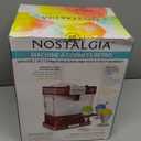 Nostalgia Snow Cone Shaved Ice Machine - Retro Table-Top Slushie Machine Makes 20 Icy Treats - Includes 2 Reusable Plastic Cups & Ice Scoop - Retro Red