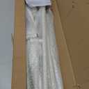 JIKEXINGMENG 30″ Folding Bed Rail–Safety Bed Rails for Elderly Adults (Twin–King, Tool-Free) Supports300lbs|Non-SlipStrap&FoamBase|180°Fold-DownDesign|Height17–21″Adjustable|PaddedGrip&OrganizerPouch