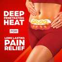 ThermaCare Menstrual Heating Pads - Portable, Adhesive HeatWraps for Period Cramps & Backache Relief - Discreet, Cord-Free Heat Therapy - Up to 8 Hours of Relief (6-Count)