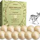 Deer Repellent Balls for Garden, Plants & Trees - Outdoor Deer Deterrent Deer Repellent for Plants with Plant Oils, Safe for Pets and Children, Long-Lasting 30-60 Days Protection (12 Pack)
