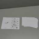 Art Eclect Coloring Cards for Adults, Color Your Own Birthday, Get Well and Sympathy Cards, 10 Designs with Envelopes (Flowers B/White)