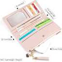 Valentoria Womens Wallet Cute Elegant Long Slim Card Holder Case Minimalist Coin Purse Thin Tassels Zip Clutch Wallets for Girls Ladies | Cute, Elegant, Long, Slim, Case, Minimalist