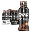 OWYN Only What You Need Pro Elite Chocolate Flavored Protein Shake, 32g Protein, 0g Sugar, High Protein, Dairy Free, Gluten Free, Plant Based Protein Drink, 12 Count BBD 07/10/2027