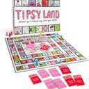 Tipsy Land Your New Favorite Party Board Game, 75+ Unique Spaces for Calling Out Friends, Silly Dares & Confessions, Mini Competitions, Age 18+