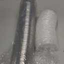 Baderke 50 Sets 16oz Disposable Crystal Clear Plastic Cups With Lids, Round Bottom Iced Coffee Cups With Lid for Smoothie, Cold Beverages, Drinking Tumblers, Cold Drinks for Party, Wedding, Event