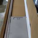 PetSafe Sliding Glass Pet Door - No-Cut DIY Install Doggy Door for Renters - Aluminum Frame - Adjustable Height 75 7/8" to 80 11/16" - Ideal for Medium Dogs Up to 40 lb - White