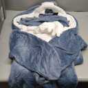 Fu Store Shark Blanket Soft Cozy Flannel Blanket Hoodie Onesie Sleeping Bag Cute Cosplay Wearable Funny Costume for Adult Kid (Medium)