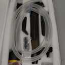 Aquarium Vacuum Gravel Cleaner,24W Electric Fish Tank Cleaning Tools,Multifunctional Fish Tank Gravel Cleaner Vacuum for Water Changer Wash Sand Circulation (Black)