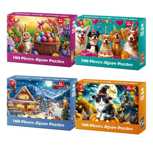 100 Piece Puzzles for Kids Ages 4-6, Holiday Birthdays Puzzles for Kids Ages 6-8, Large Jigsaw Puzzles for 4-8 Years Old, Educational Toys Gifts for 3-5 5-8 8-10 Years Old Boys Girls