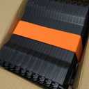 OULEME 10FT RV Sewer Hose Support, Black Tank Hose Holder with Rubber Band and Carry Strap, Easy to Adjust Height for Camper Travel Trailers