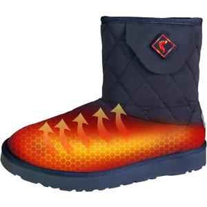 Heated Slipper Boot for Men and Women – Upgraded 2024 Edition Rechargeable Foot Wear with 3 Temperature Settings Keep Feet Warm up to 11 Hours Unisex