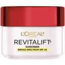 L'Oral Paris Revitalift Anti-Wrinkle and Firming Face Moisturizer with SPF 25, Pro-Retinol and Centella Asiatica, Paraben Free, 1.7 oz 