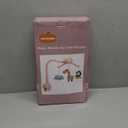 Baby Crib Mobile for Pack and Play,Bassinet Mobile with Music,Rotation,Nursy Lights,Natural Sounds,Timer Function,Starlight Projection,Pack n Play Crib Mobile Toys for Newborn Baby