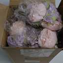 Geosar 8 Bundles Artificial Peonies Silk Flowers Fake Peony Bouquet Faux Peonies Flowers Bulk for Decoration Vase Florals Arrangements Wedding Home Party Table (Gray Purple,Light Purple)