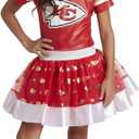 MODERN HERO Girl's NFL MVP Tailgate Tutu Dress Costume (Large)