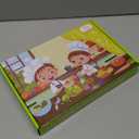 19 Pcs Kids Cooking Sets , Montessori Kitchen Tools for Toddlers, Safe Knife Set for Real Cooking ,Vegetable Crinkle Cutters Serrated Edges Plastic Toddler Knifes , Toddler Toys Set for Real Cooking