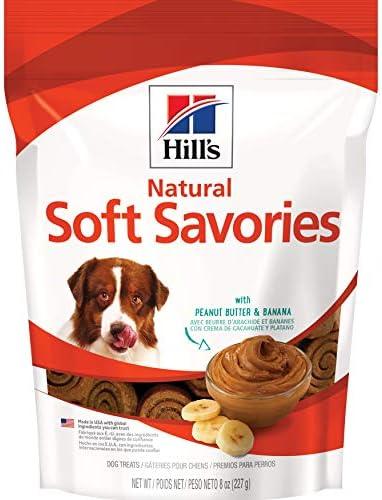 Set of 3 Hill's Natural Soft Savories, All Life Stages, Great Taste, Dog Treats, Peanut Butter & Banana, 8 oz Bag. Rachael Ray Nutrish Purrfect Entrees Grain Free Natu BB Date 08/16/2026, BB Date Nov 16 2025