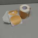 FINDAT 300 PCS Circle Stickers 4 Inch Kraft Vinyl Floor Dots Sticker Removable Self-Adhesive Colored Large Round Label Roll for Marking Inventory Organizing Classroom Line Up Spots