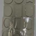 Patelai 2 Pcs Silicone Wax Melt Molds Silicone Resin Keychain and Wax Sachets Epoxy Casting Jewelry Making Molds with Hanging Holes for DIY Jewelry Handicrafts Making (Various Style)