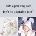 My First Easter Outfit, Baby Girl or Boy Bunny Costume, Infants Rabbit Cosplay Romper (White)