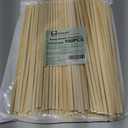 DaTpuik- 1/4 x 12 Inch 100 PCS Square Dowel Rods Wood Sticks Wooden Dowel Rods Unfinished Bamboo Sticks - for Crafts,Home Decor, Model Making and DIYers