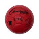 Champion Sports Extreme Series Soccer Ball, Size 4 - Youth League, All Weather, Soft Touch, Maximum Air Retention - Kick Balls for Kids 8-12 - Competitive and Recreational Futbol Games, Red
