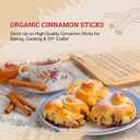 4 x 52USA Cinnamon Sticks, Cinnamon 4 oz (113g), Whole Cinnamon Sticks, 100% Raw, Kosher Certified, Gluten Free, Pure & Fresh Cinnamon, Perfect for Baking, Cooking & Beverages