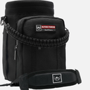 NATURE PIONEOR Water Bottle Holder with Adjustable Strap - 25/32/40oz Insulated Water Bottle Carrier Sling Sleeve with Paracord Handle & 2 Storage Pockets, Hiking, Camping, Gym