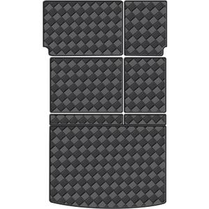 Cargo Mat for 2021-2026 Chevrolet Suburban/GMC Yukon XL 8 Seats Trunk Mat & 2ND+3RD Row Rear Backrest Mat, All Weather Rear Cargo Liner Back Seat Cover Protector