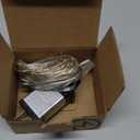 Minetom Fairy Lights Plug in, 33Ft 100 LEDs Waterproof Silver Wire Firefly Lights, Adaptor Included, Starry String Lights for Wedding Indoor Outdoor Christmas Patio Garden Decoration, Warm White