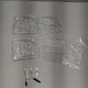 Action Figure Stand, 8 PCS Assembly Action Figure Display Holder Base Doll Model Support Stand Compatible with HG RG SD SHF Gundam 1/144 Toy with Screwdriver Transparent