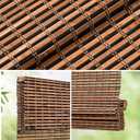 LazBlinds Cordless Bamboo Roman Shades for Windows, Light Filtering Natural Bamboo Blinds, Easy Lift Cordless Design for Living Room & Bedroom, Fits Interior Windows 33.5" W x 64" H, Tatami
