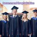 8 Pack Rainbow Graduation Honor Ropes Cords Bulk, Yarn Honor Cords with Tassel for High School Bachelor Gown College Graduation 2026