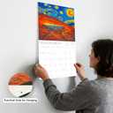 5 x 2026 Wall Calendar, 12" x 12" National Parks Calendar  Large Monthly Layout, Thick Premium Paper, 12" x 24" Open, Includes Monthly Planner Features