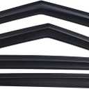 Lightronic Extra Durable Outside Mount Auto Vent Window Visor, Fits 2021-2025 Chevrolet Trailblazer, UV Protection Rain Guard, Original Wind Deflector, No-Drill Easy Install, Dark Smoke, 4-Pcs