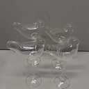 4 Pack Bird Cocktail Glasses, 160ml/5.4 Oz Bird Shaped Martini Glass, Clear Fancy Drinking Glasses, Unique Glasses for champagne, Mixed Drinks, Party, Wedding and Home decor