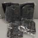 GXARTS Driver and Passenger Side Bottom and Top Lean Back Replacement Leather Seat Cover Black fit for Chevy Avalanche Tahoe Suburban Silverado GMC Sierra Yukon 2007 2008 2009 2010 2012 2013 2014