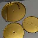 2 Tier Cake Stand - Metal Gold Cake Stand for Party, Cupcake Tower Dessert Display for Weddings, Birthdays, Anniversaries, Diameter 7" and 10"