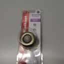 Kwikset Tylo Dummy Door Knob, Single Sided Handle for Closets, French Double Doors, and Pantry, Antique Brass Non-Turning Interior Push/Pull Door Knob, with Microban Protection (Pack of 1)