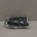 Waterproof Dining Chair Seat Covers Leather Kitchen Seat Covers, Stain Resistant Stretch Chair Seat Covers for Dining Room Chairs Set of 4, Rear Covered Washable Dining Chair Covers Black