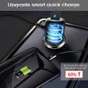 Radar Detector Power Cord,for Uniden Escort Valentine Beltronics Passport Cobr Whistler etc Radar Detector,Dual USB QC3.0 Quick Charger(6.5FT)