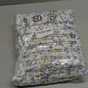 Amazon Basics Lightweight Super Soft Easy Care Microfiber 4 Piece Bed Sheet Set With 14-inch Deep Pockets, Queen, Blue Floral,Printed